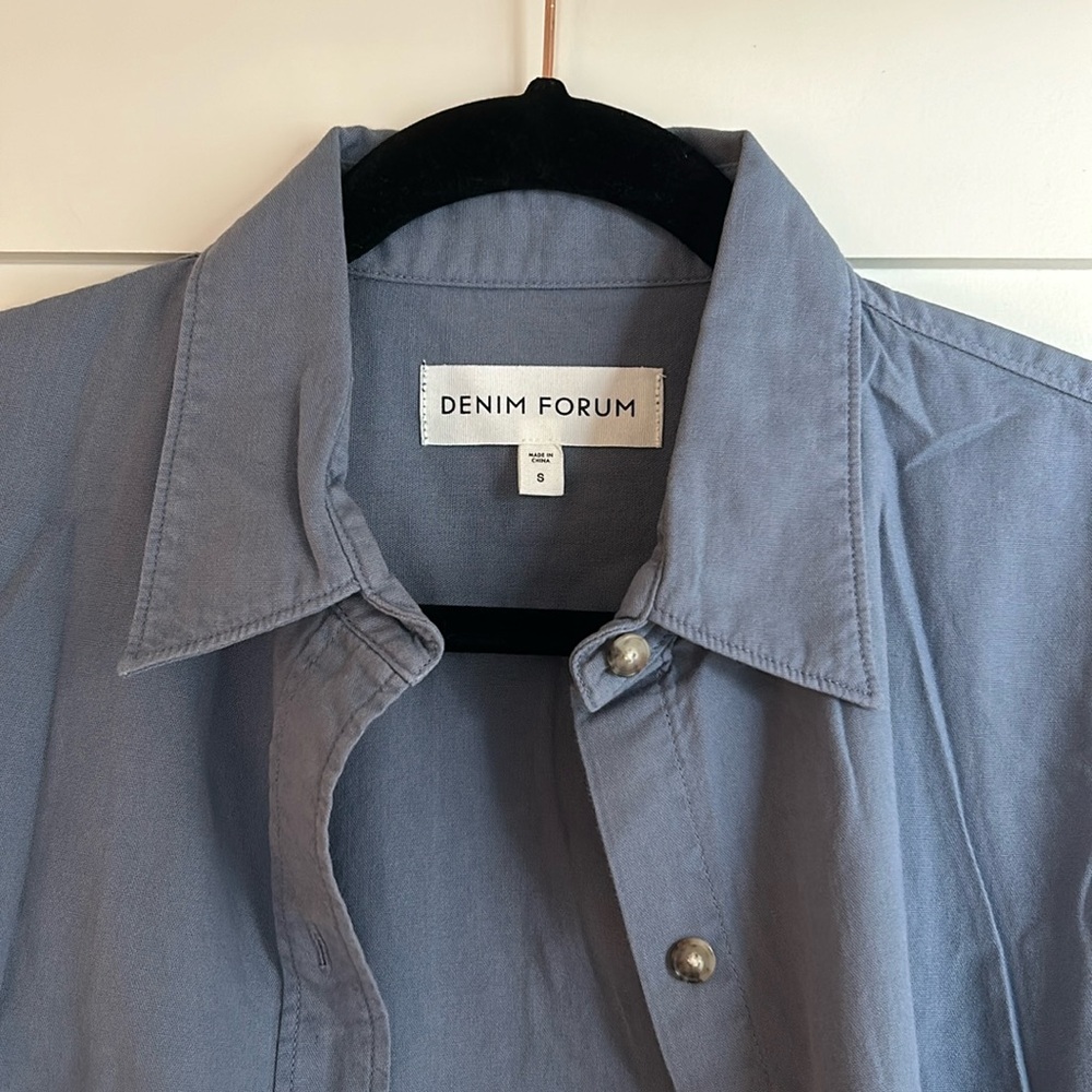NWT Aritzia Denim Forum Jane Short in Blue
